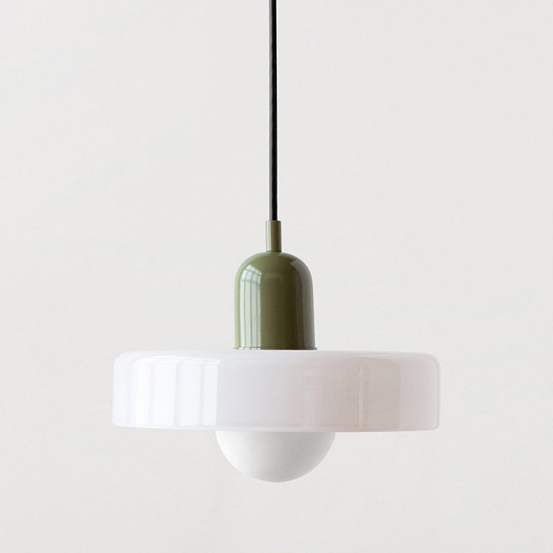 ColorLoop Pendelleuchte – Kunstzinnige Bauhaus-Hängelampe mit Warmlicht