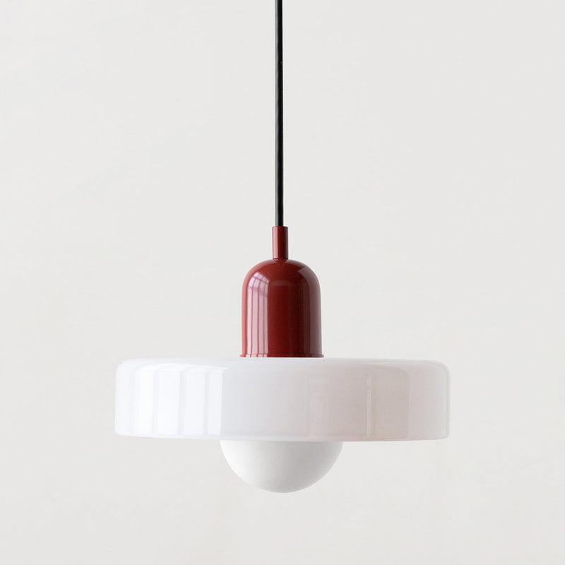 ColorLoop Pendelleuchte – Kunstzinnige Bauhaus-Hängelampe mit Warmlicht