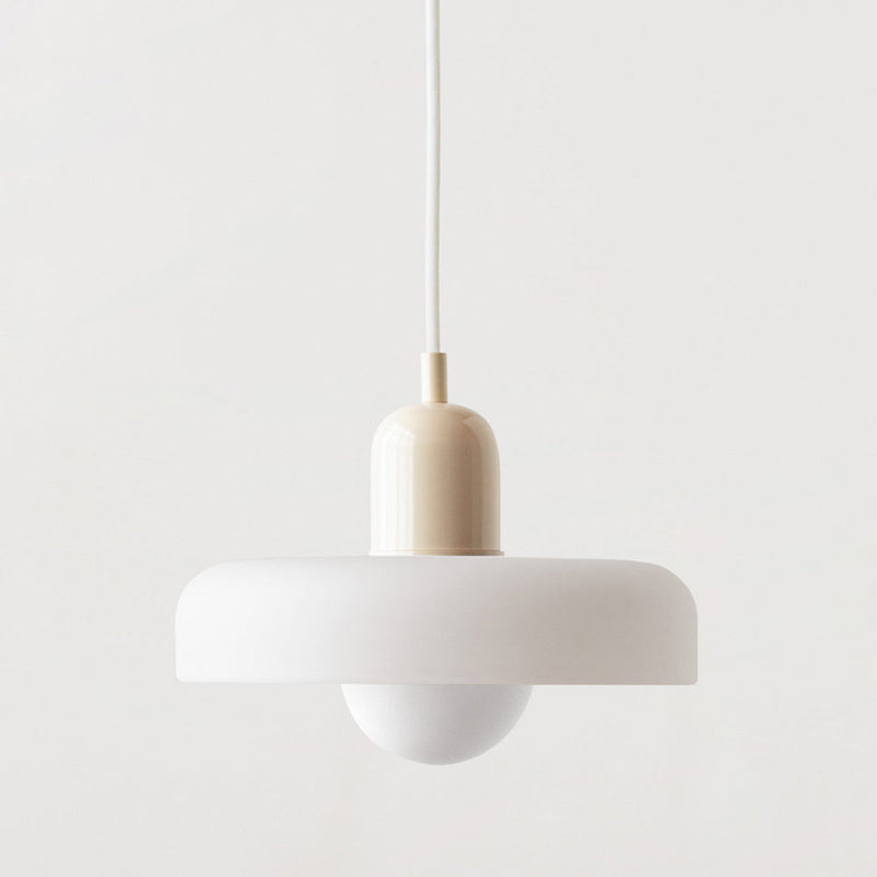ColorLoop Pendelleuchte – Kunstzinnige Bauhaus-Hängelampe mit Warmlicht