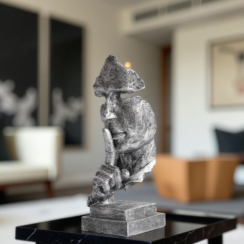 Varevia Abstrakte Skulptur – Gesichtsskulptur mit Symbolischer Ausstrahlung
