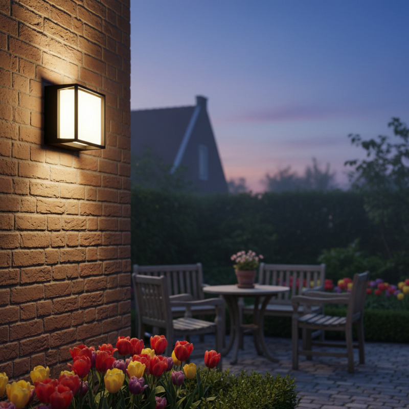 Norevexa Kubus Außenwandlampe – Moderne Fassadenbeleuchtung