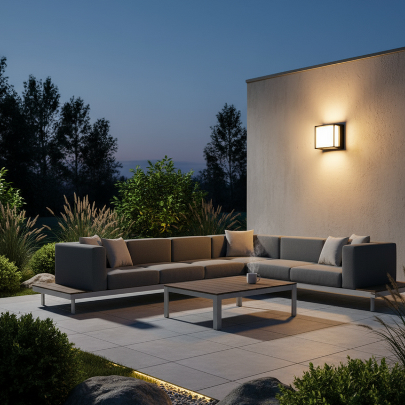 Norevexa Kubus Außenwandlampe – Moderne Fassadenbeleuchtung