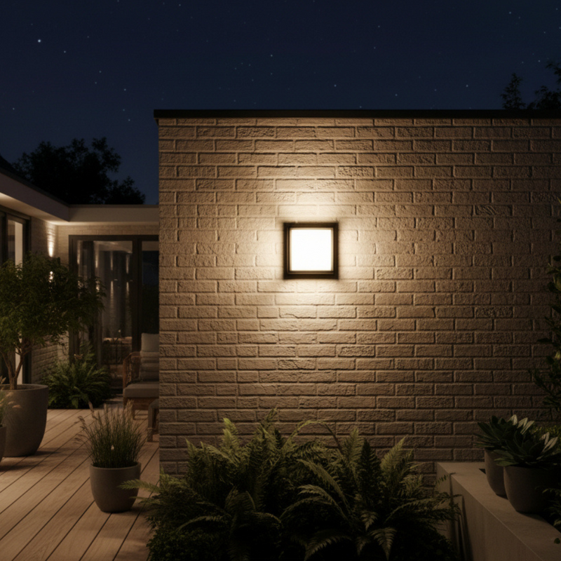 Norevexa Kubus Außenwandlampe – Moderne Fassadenbeleuchtung