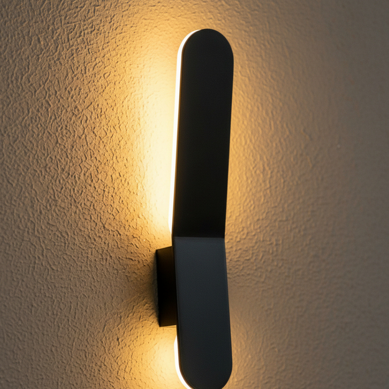 Calverano Außenwandlampe – Minimalistische LED Fassadenbeleuchtung