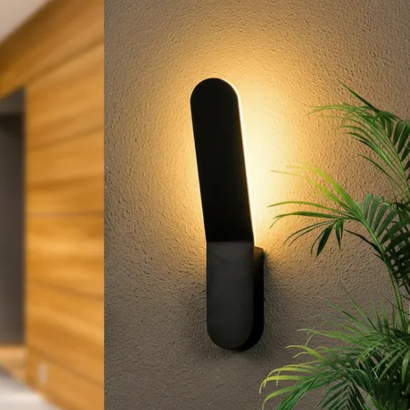 Calverano Außenwandlampe – Minimalistische LED Fassadenbeleuchtung