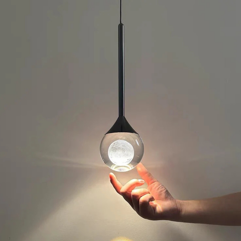 Norevexa Kristall LED Hängeleuchte – Kugelförmiges Design