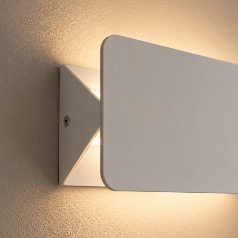 Calzena LED Wandlampe – Weißes Minimalistisches Design