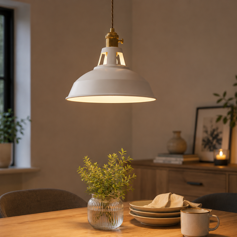 Varexon Kuppel Hängeleuchte – Industrielles Design mit Verstellbarem Kabel