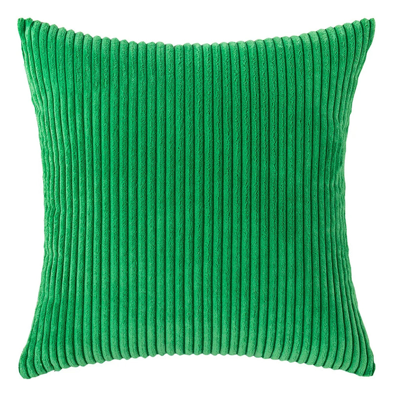 Varevyn Dekokissenbezug – Gestreiftes Corduroy mit Weicher Textur