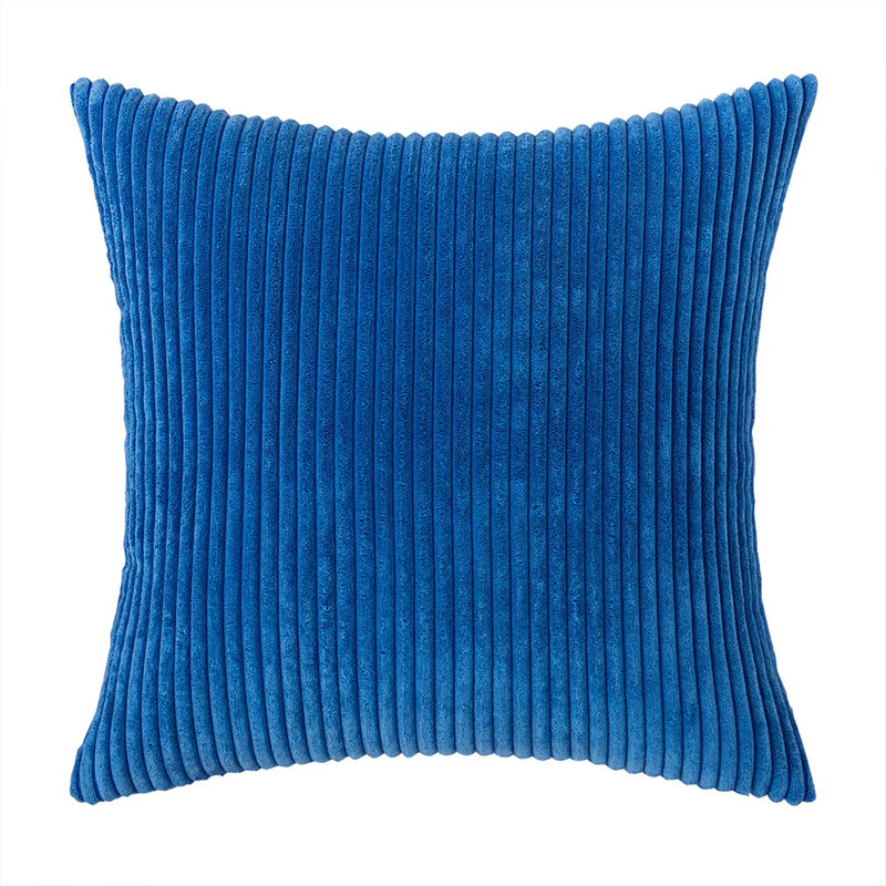 Varevyn Dekokissenbezug – Gestreiftes Corduroy mit Weicher Textur