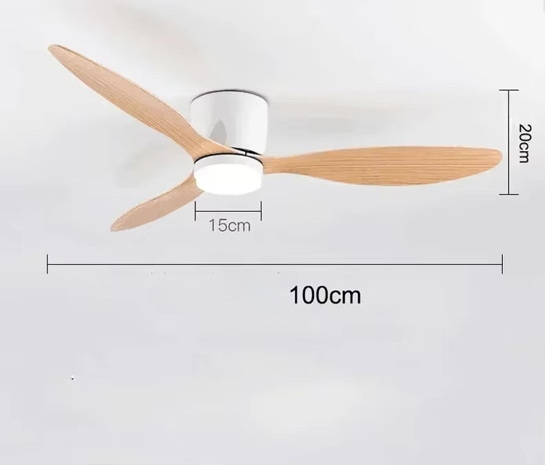 Caldero Deckenventilator – 3 Geschwindigkeiten mit LED-Beleuchtung