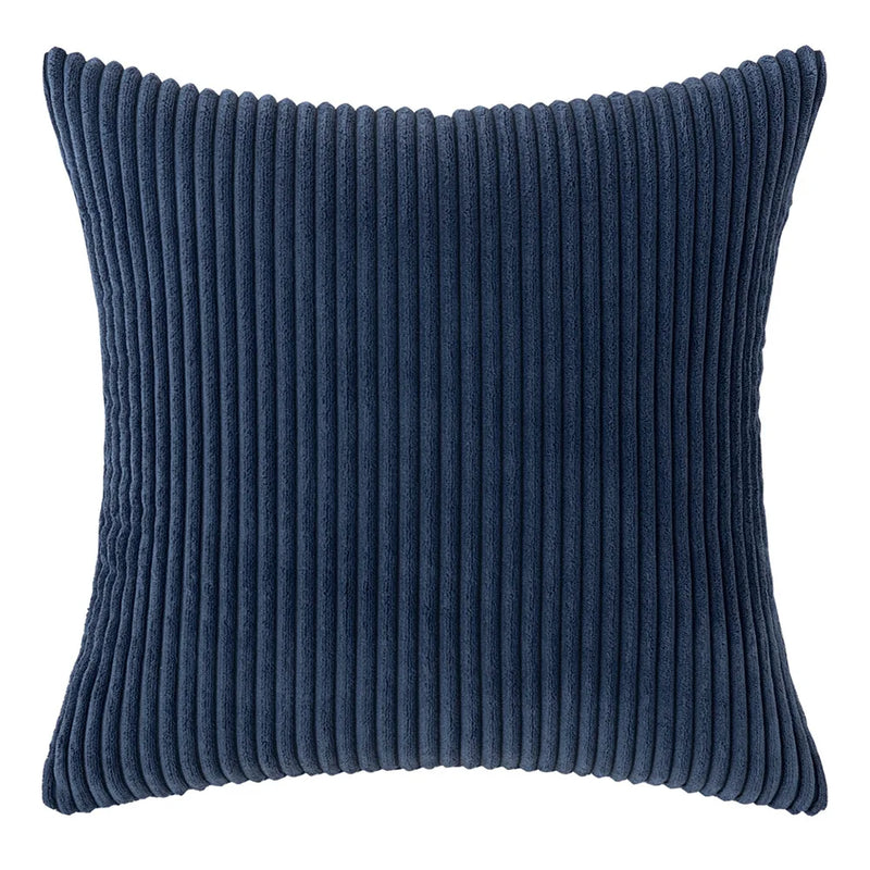 Varevyn Dekokissenbezug – Gestreiftes Corduroy mit Weicher Textur