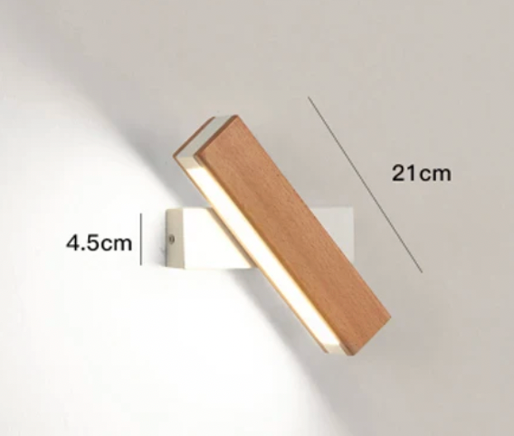 Sorevian Wandleuchte – Japanisches Minimalistisches Design mit Drehbarem LED