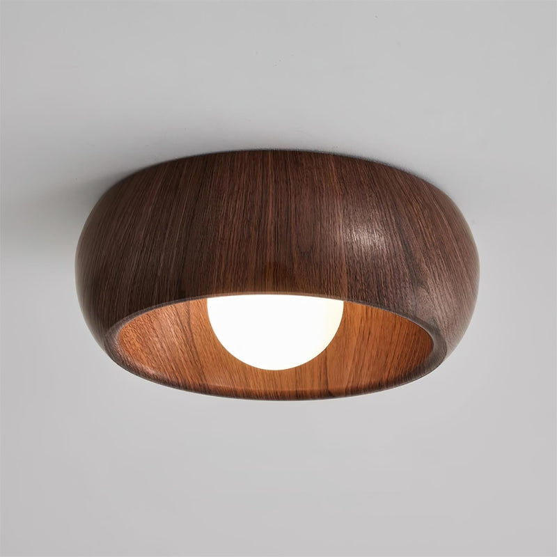 Elvienne Deckenlampe – Minimalistisches Holzdesign mit LED-Beleuchtung