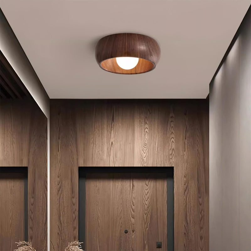 Elvienne Deckenlampe – Minimalistisches Holzdesign mit LED-Beleuchtung