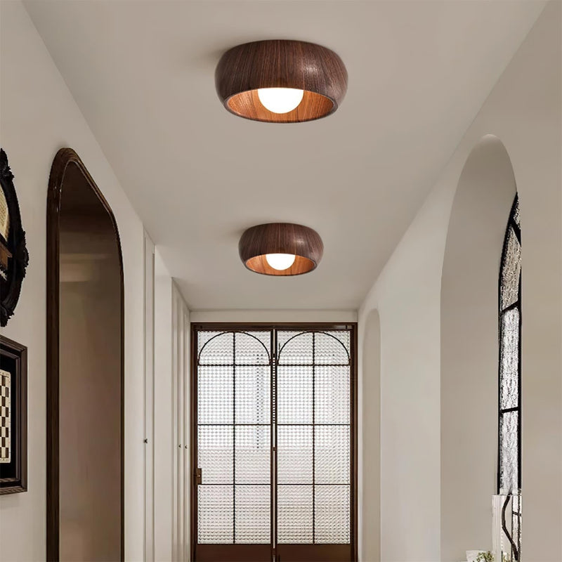 Elvienne Deckenlampe – Minimalistisches Holzdesign mit LED-Beleuchtung