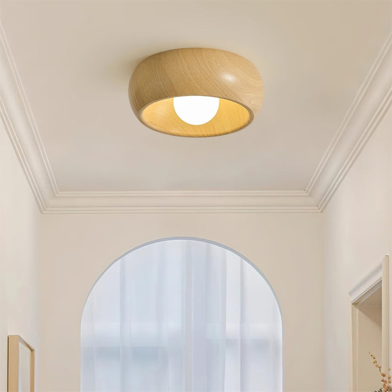 Elvienne Deckenlampe – Minimalistisches Holzdesign mit LED-Beleuchtung