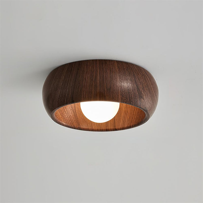 Elvienne Deckenlampe – Minimalistisches Holzdesign mit LED-Beleuchtung