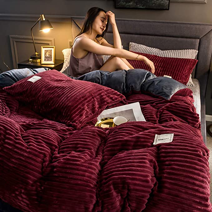 Luxe Fleece Bettbezug - Wärme und Komfort für den Winter