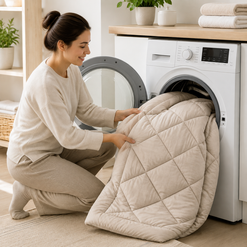Sorevella 2-in-1 Bettdecke – Gepolstertes Design mit 2 Kissenbezügen