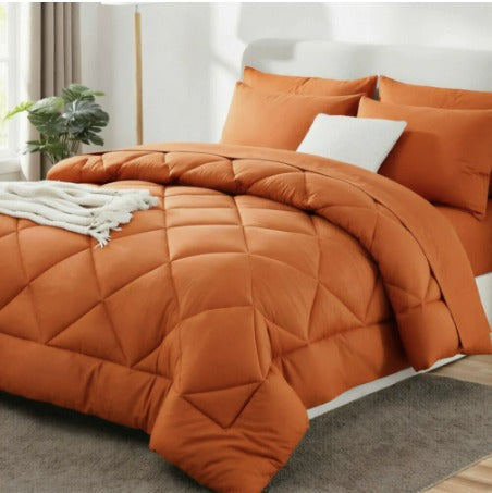 Sorevella 2-in-1 Bettdecke – Gepolstertes Design mit 2 Kissenbezügen