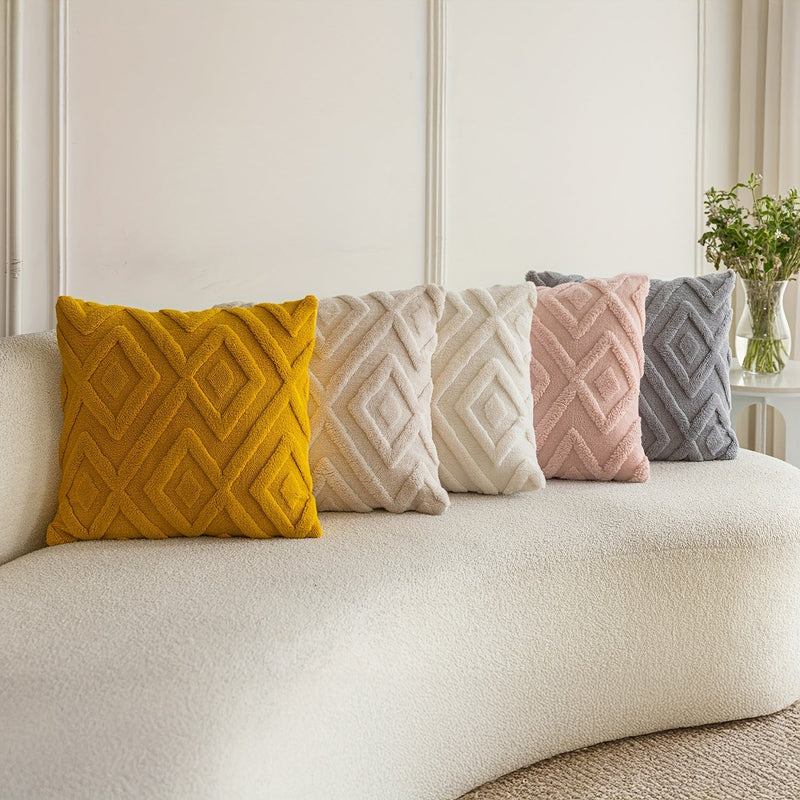 Averelle Kissenbezüge – Boho Jacquard mit Geometrischem Muster