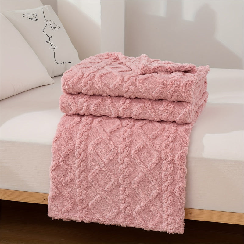 Sorvane Plaid – Strickdesign mit Relief für Wärme