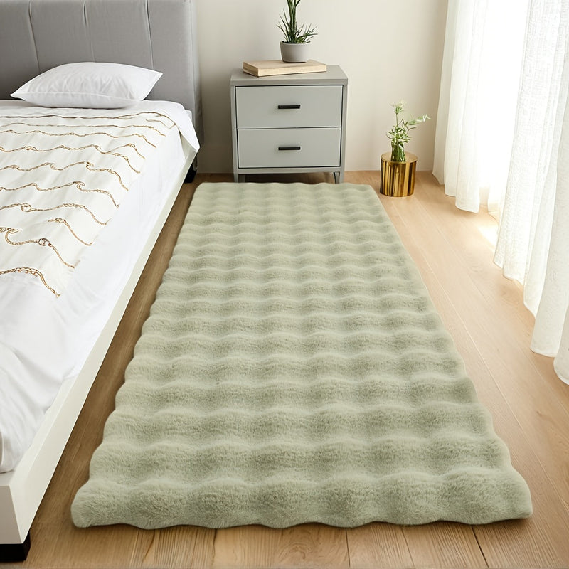 Velmira Antirutsch Teppich – Extra Flauschiges Bubble Design