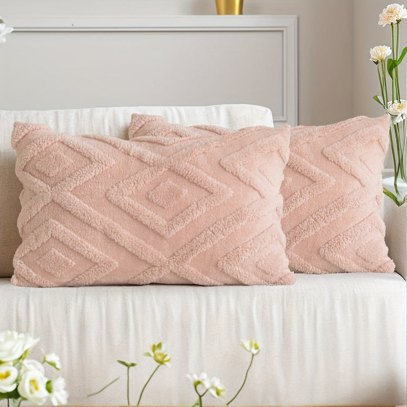 Averelle Kissenbezüge – Boho Jacquard mit Geometrischem Muster