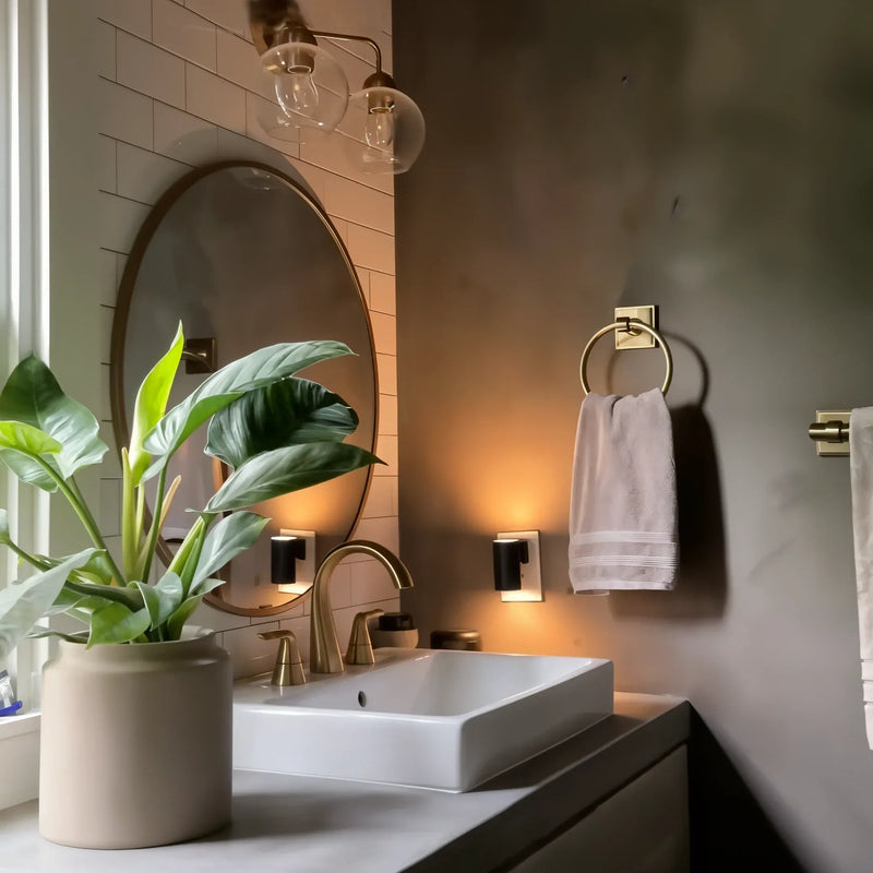 Velisyn Nachtlampe – Bauhaus Design mit Tages-Nachtsensor