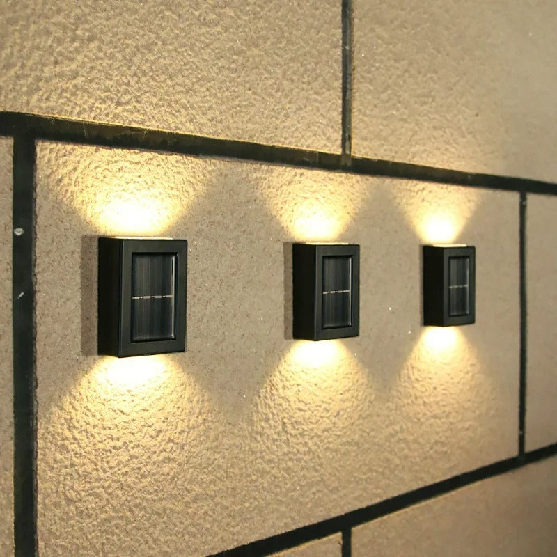 Solvane Solar LED Außenlampe – Modernes Design mit Automatischem Sensor