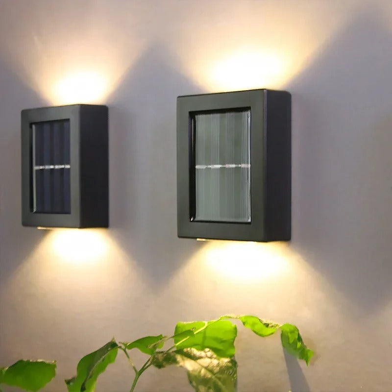 Solvane Solar LED Außenlampe – Modernes Design mit Automatischem Sensor