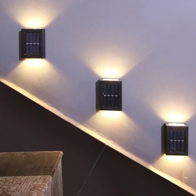 Solvane Solar LED Außenlampe – Modernes Design mit Automatischem Sensor